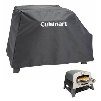 Cuisinart CPT-2110 Fold 'n Go Prep Table & Grill Stand, Portable Outdoor Food Prep Station & CGC-103 3-in-1 Pizza Oven Grill Cover, (Cover fits CGG-403)