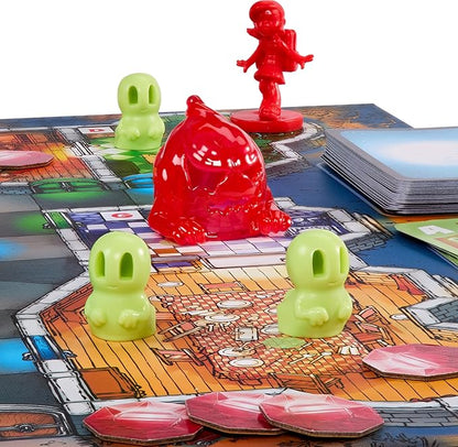 Mattel Games Ghost Fightin’ Treasure Hunters Anniversary Edition Board Game Cooperative Family Game with Two Ways to Play Including a One vs. All Mode for 2-5 Players