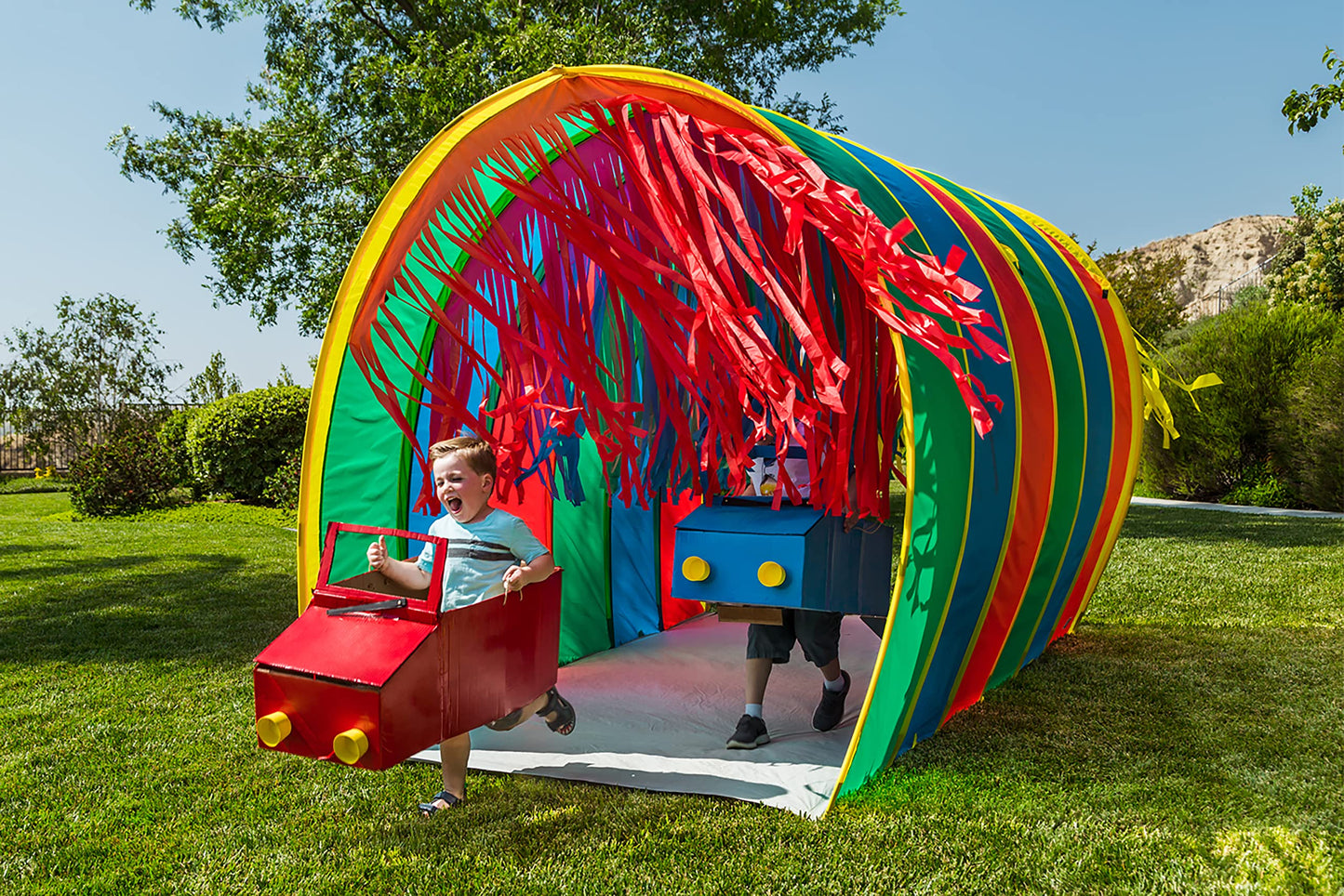 Pacific Play Tents 95100 Kids Tickle Me 9.5-Foot Giant Institutional Crawl Play Tunnel, 9.5" x 5.5' x 6'
