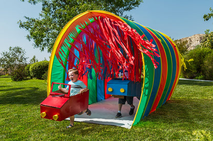 Pacific Play Tents 95100 Kids Tickle Me 9.5-Foot Giant Institutional Crawl Play Tunnel, 9.5" x 5.5' x 6'