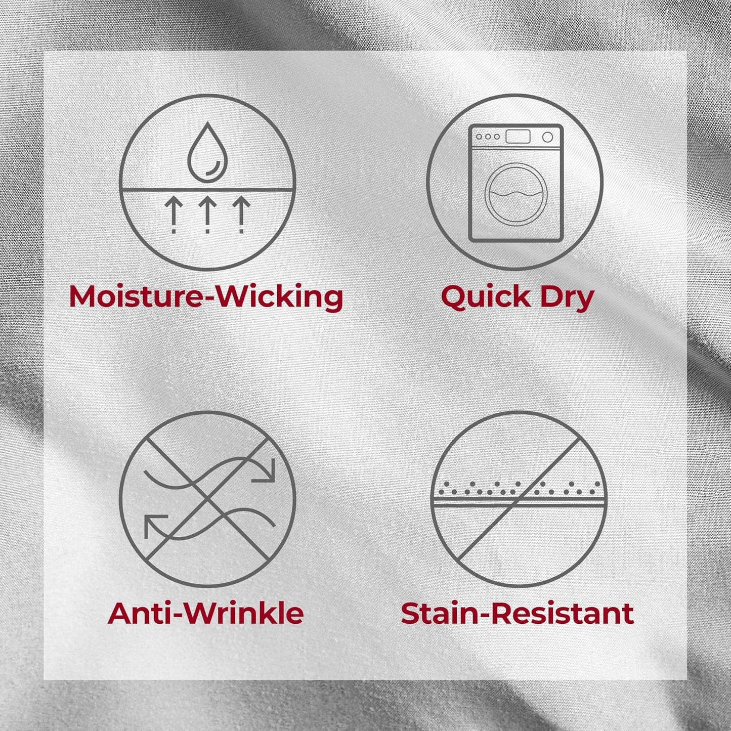 Mellanni Twin Sheets Set - 3 PC Hotel Luxury Bedding | Extra Soft, Cooling, Wrinkle-Resistant (Twin, Light Gray)