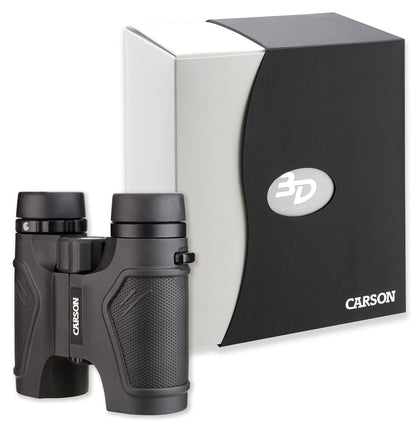 Carson 3D ED Series 8x32mm High Definition Compact and Waterproof Binoculars with ED Glass, Black (TD-832ED)