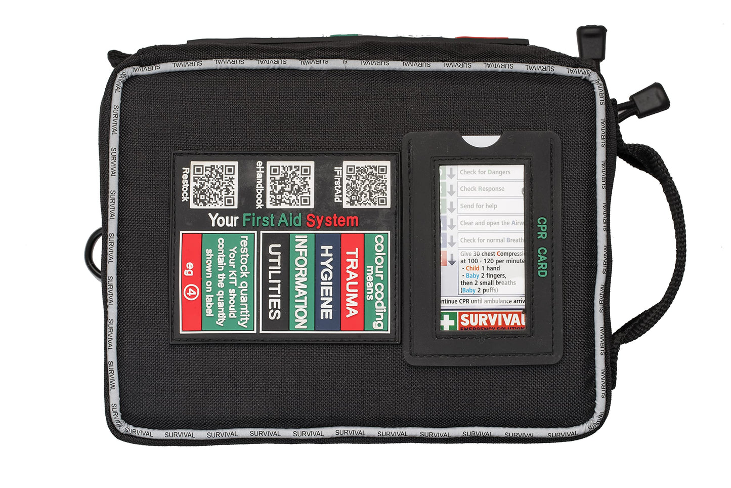 SURVIVAL Vehicle First Aid KIT - Premium First Aid Kit for Vehicles and Outdoor Emergencies - 94 Pieces