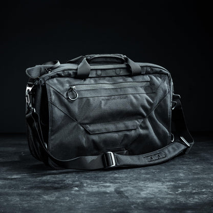 Eberlestock Executive Brief - CCW Compartment Brief Case - EDC Organization Work Pack - 500D Cordura Nylon - 10" H x 6" D x 17.5" L - Dry Earth