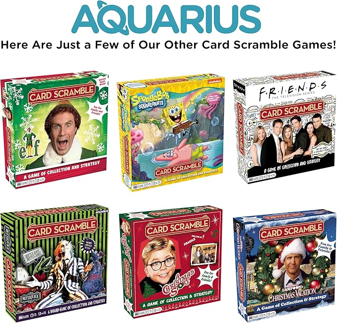 Aquarius Lord of The Rings Card Scramble Board Game - Fun Family Party Game for Kids Teens &amp Adults - Entertaining Game Night Gift - Officially Licensed Merchandise