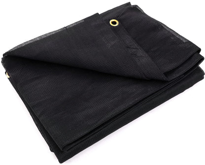 Kotap 12-ft x 24-ft Heavy-Duty 6.5 Oz Black Mesh Shade/Truck Tarp, Item: MESH-1224