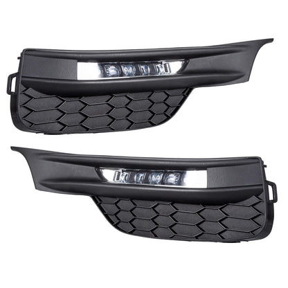 KUAFU High Power LED Fog Lights Kit for 2016-2017 Honda Accord Sedan, Black, Includes Switch, Bezel Covers & Relay Wiring