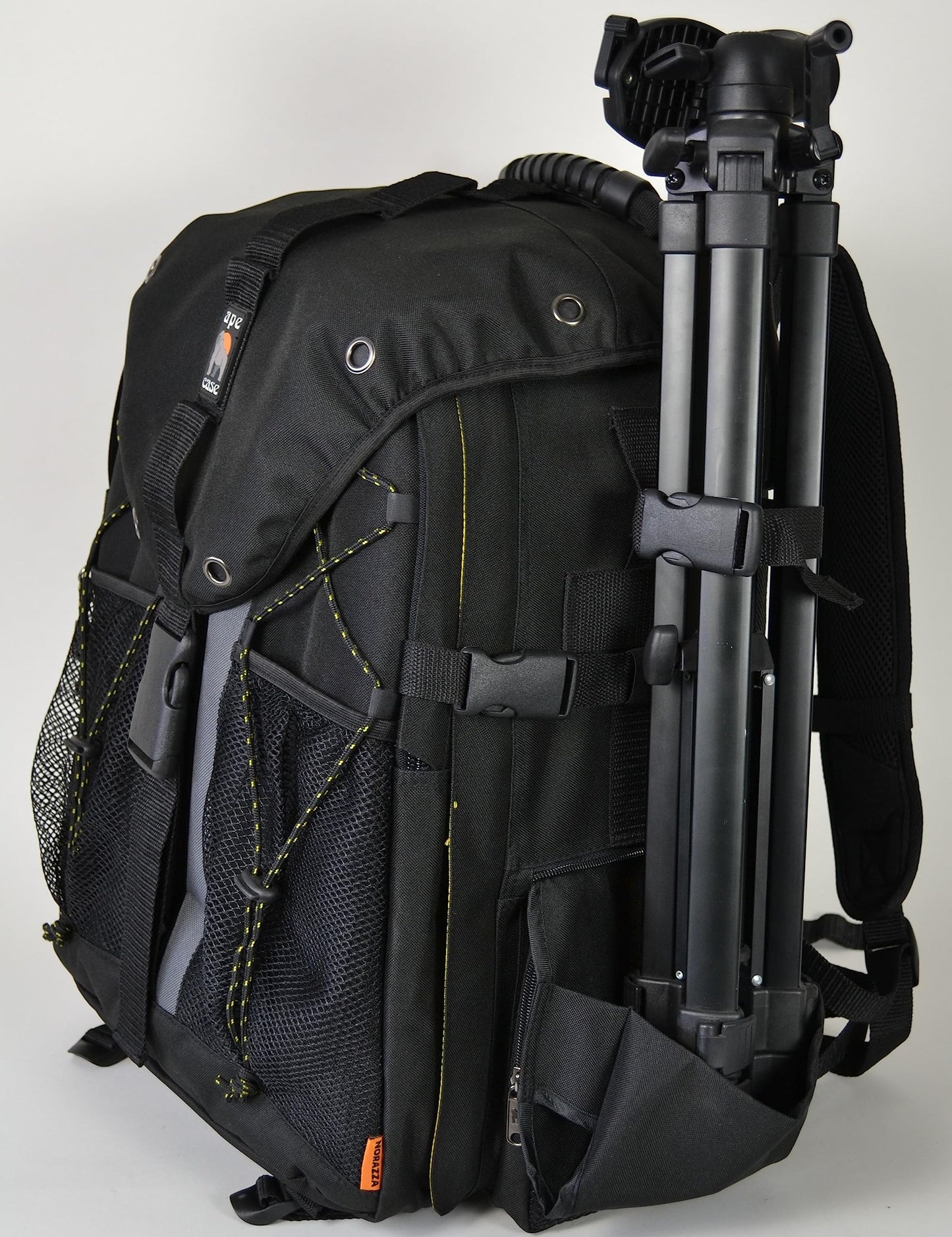 Ape Case, ACPRO2000, Large backpack, Laptop compartment, Padded, Rain cover included, Adjustable straps, Camera Backpack, Equipment bag, Black (ACPRO2000)
