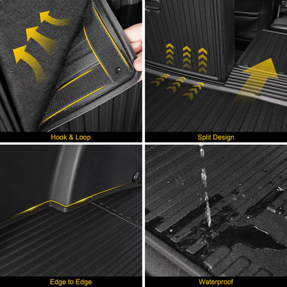 TTX LIGHTING Floor Mats & Cargo Liner & Backrest Mat for 2024 2025 2026 Trax - 1st and 2rd Row Car Mats for 2024-2026 Trax - All Weather Cargo Tray Interior Accessories for Trax LS/1RS/LT/2RS/ACTIV