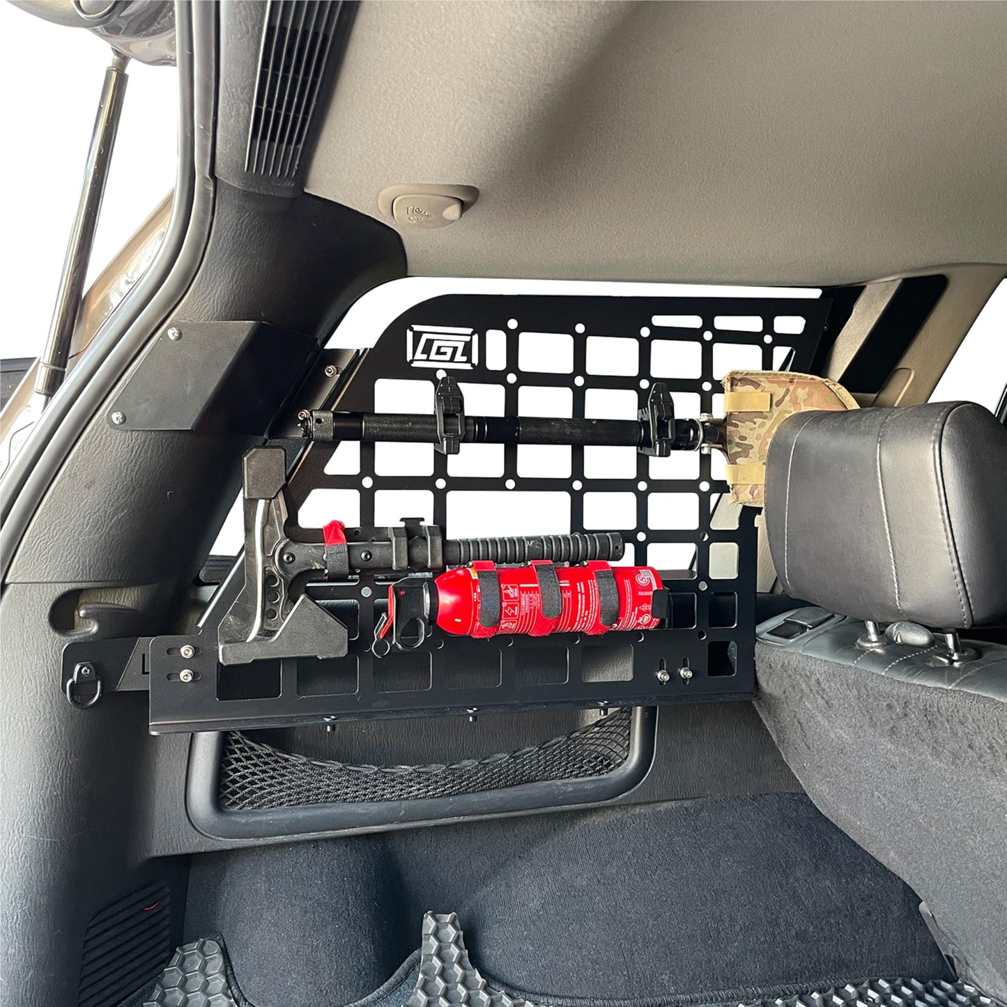 HIGH FLYING for Jeep Grand Cherokee (WJ) 1998-2004 Car Interior Modular Storage Molle Panel Luggage Storage Carrier Cargo Rack System Trunk Shelf (Side Panels+Trunk Shelf)