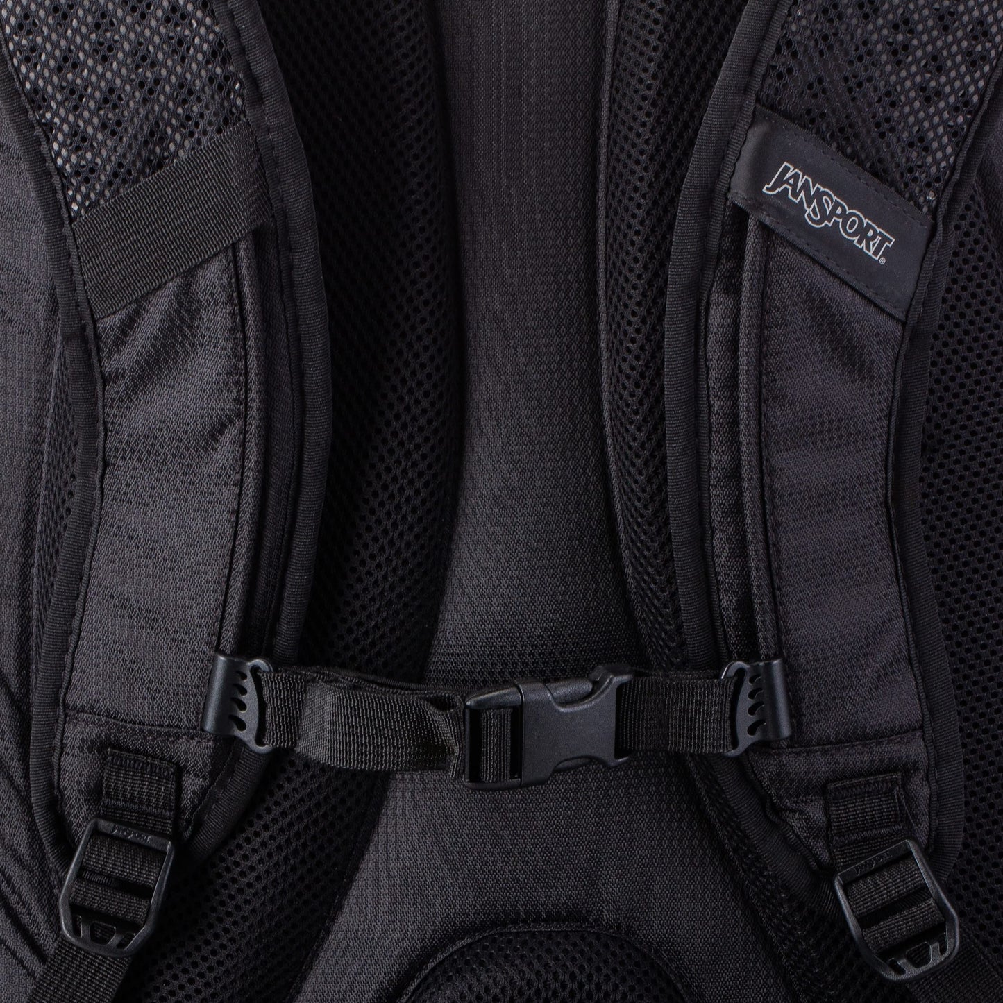 JanSport Odyssey Laptop Backpack for 15” Computer or 3L Hydration System, Black - Large Bag Adults with Tuck-Away Hip Belt, 2 Main Compartments - Premium College Essentials