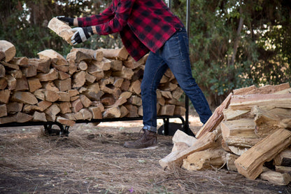 Champion Power Equipment 201164 96-Inch Firewood Heavy Duty Wood Log Rack, Weather Resistant Cover Included