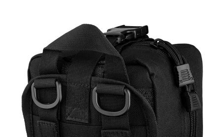 Scherber Premium IFAK Kit Trauma Pack | HSA/FSA Approved | SOF Tourniquet, QuikClot 4x4 HyFin Chest Seal, Israeli Bandage | Fully Stocked MOLLE Pouch for Gunshot, Bleeding, Major Wound Care (Black)