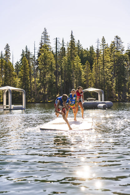 AQUAGLIDE Full Deck 15' Inflatable Boarding Platform for Aquapark AccessoriesFull Deck 15.0, Multicolor, Large