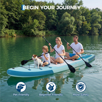 GarveeLife Inflatable Paddle Board,Stand Up Paddle Board with Premium SUP Paddleboard Accessories, Wide Stable Design, Non-Slip Comfort Deck for All Skill Level