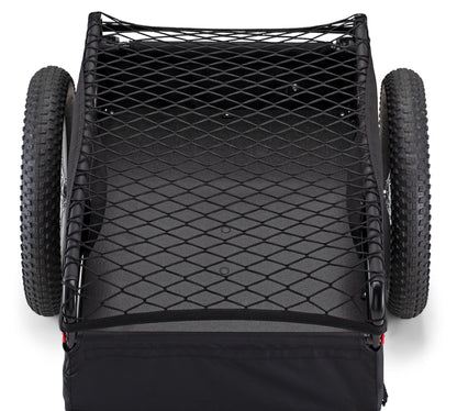 Schwinn Porter Bike Cargo Trailer, Holds up to 100 lb, Universal Coupler, Folding Frame, Quick-Release Wheels, 16-Inch Air-Filled Tires, Interior D-Rings, Schwinn Bike Trailer for Carrying Cargo
