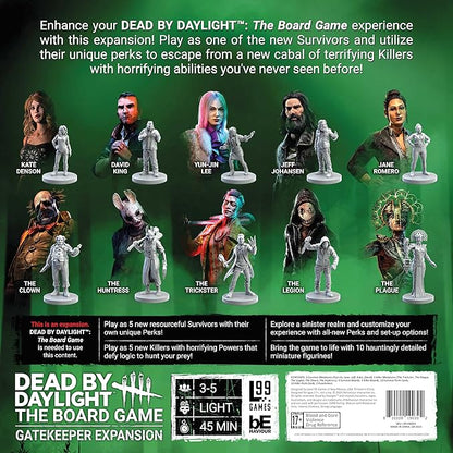 Level 99 Games Dead by Daylight: Gatekeeper Expansion – Horror Board Game Strategy &amp Survival Includes Miniatures
