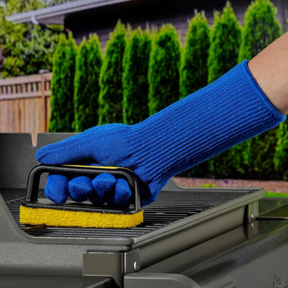 Mr. Bar-B-Q Grill Scrubber Brush Set - Effortless Cleaning with Scrub Daddy Design