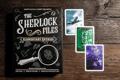 Indie Boards &amp Cards Sherlock Files: Elementary Entries - Cooperative Modern Detective Game - for 1 to 8 Players Ages 14+