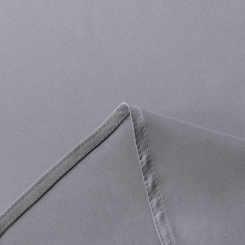 sancua Rectangle Tablecloth - 90 x 156 Inch - Water Resistant Spill Proof Washable Polyester Table Cloth, Decorative Fabric Table Cover for Dining Tables, Buffet Parties and Camping, Light Grey