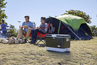 Coleman Camping Tent with Screen Room | 4 Person Carlsbad Dark Room Dome Tent with Screened Porch