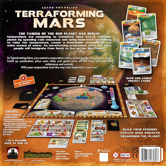 Indie Boards and Cards Terraforming Mars Board Game Multicolor (6005SG)