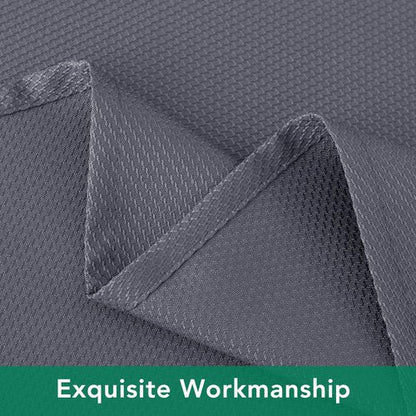 Biscaynebay Textured Fabric Round Tablecloths 108", Navy Water Resistant Washable Table Cloth Circle Folding Table Covers Linen for Dining, Kitchen, Wedding & Parties etc.