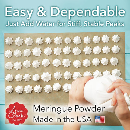 Ann Clark Cookie Cutters Premium Meringue Powder Made in USA, 8 oz