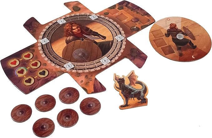 Renegade Game Studios Proving Grounds Solo Board Game One Player Hero Strategy Adventure Ages 10