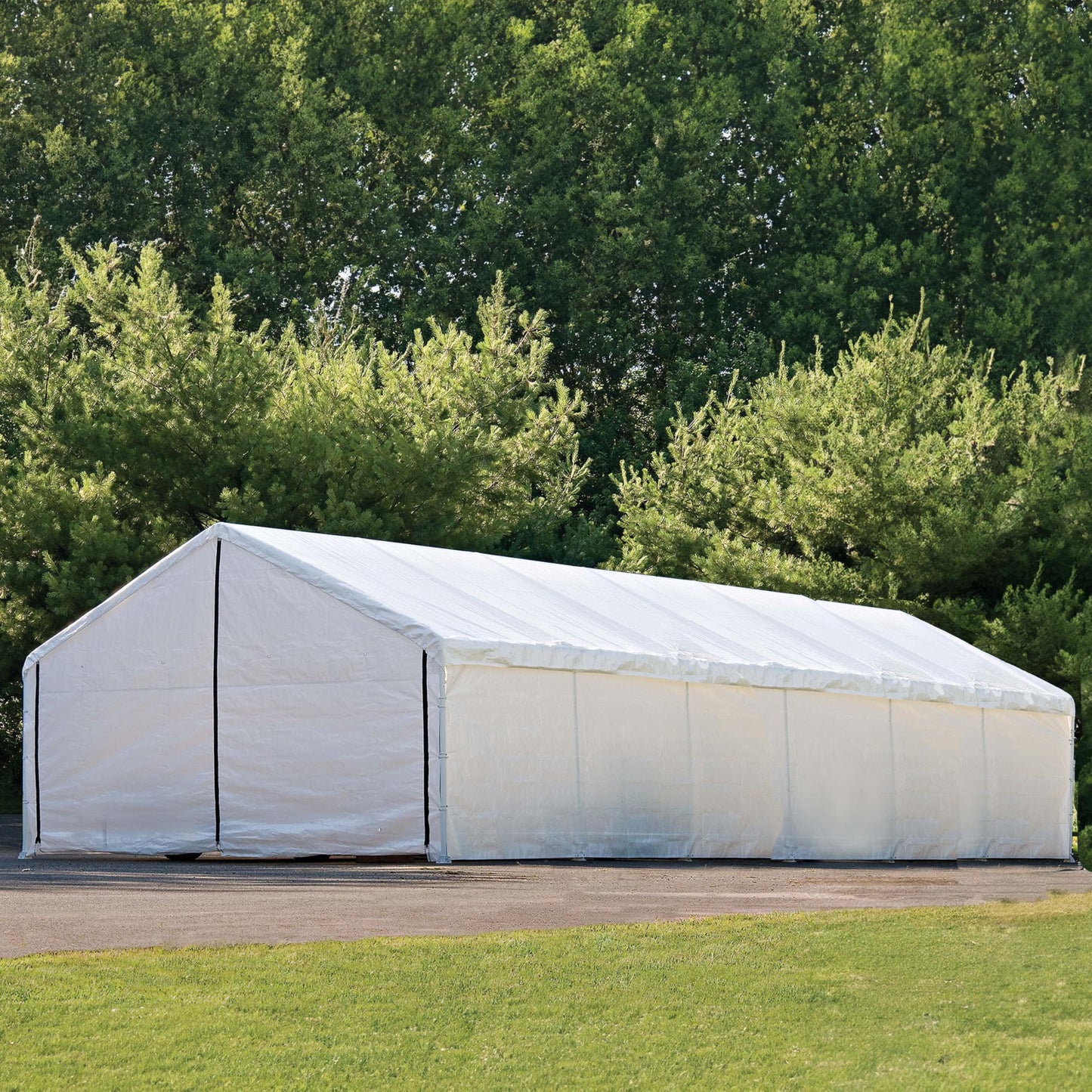 ShelterLogic SuperMax™ 18 x 40 x 11 ft White Canopy Enclosure Kit (Fr Rated - Frame And Canopy Sold Separately)