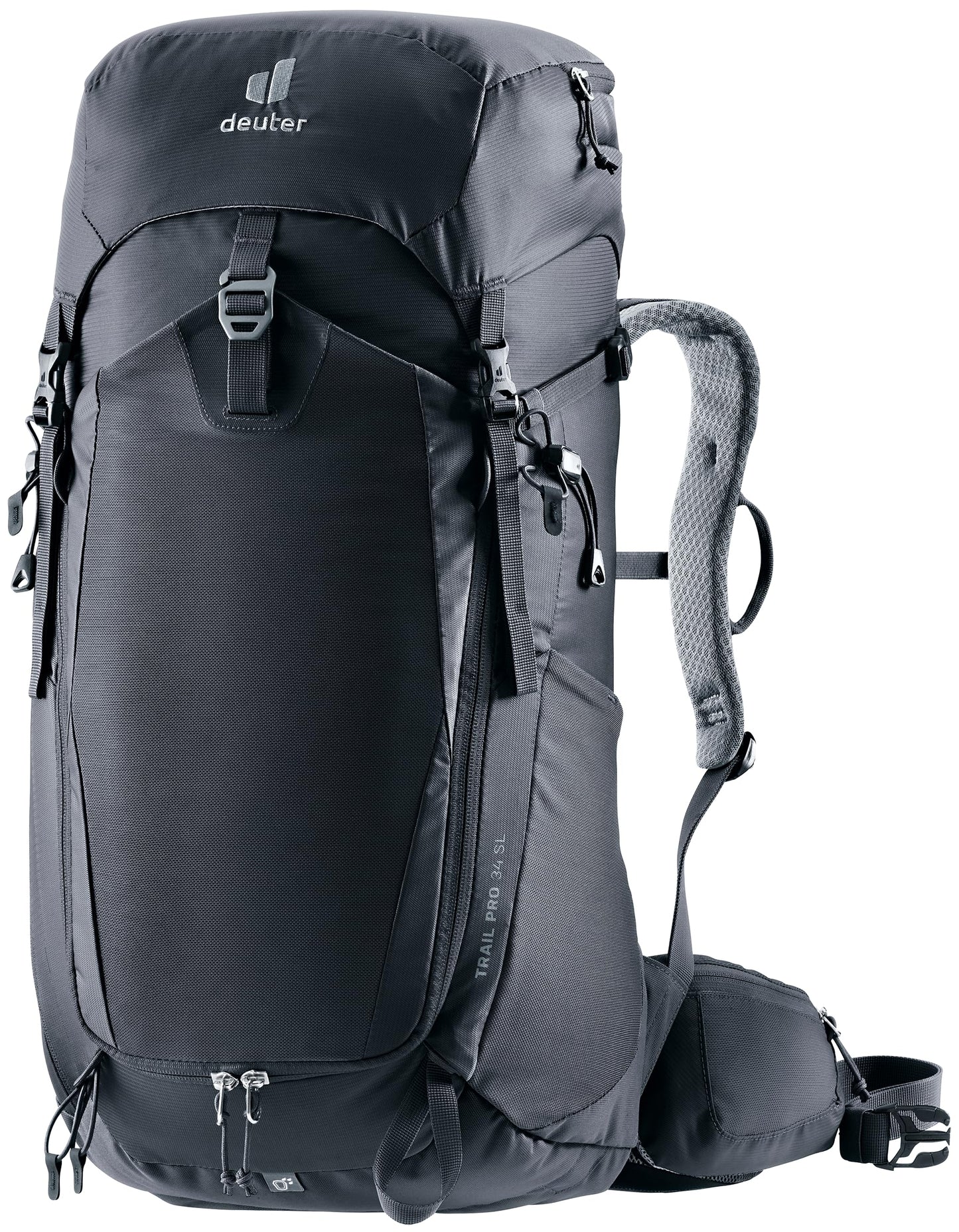 Deuter Women’s Trail Pro 34L SL Backpack I Day Pack for Hiking, Multi-Day Tours & Trekking - Black