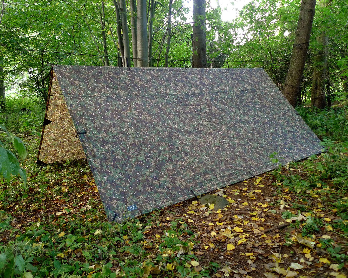 DD Hammocks Tarp 4x4 - MC (13ft x13ft) - 100% Waterproof - Lightweight & Multifunctional Rainfly Square Camo Tarp Tent Group Shelter for Camping Bushcraft & Scouts
