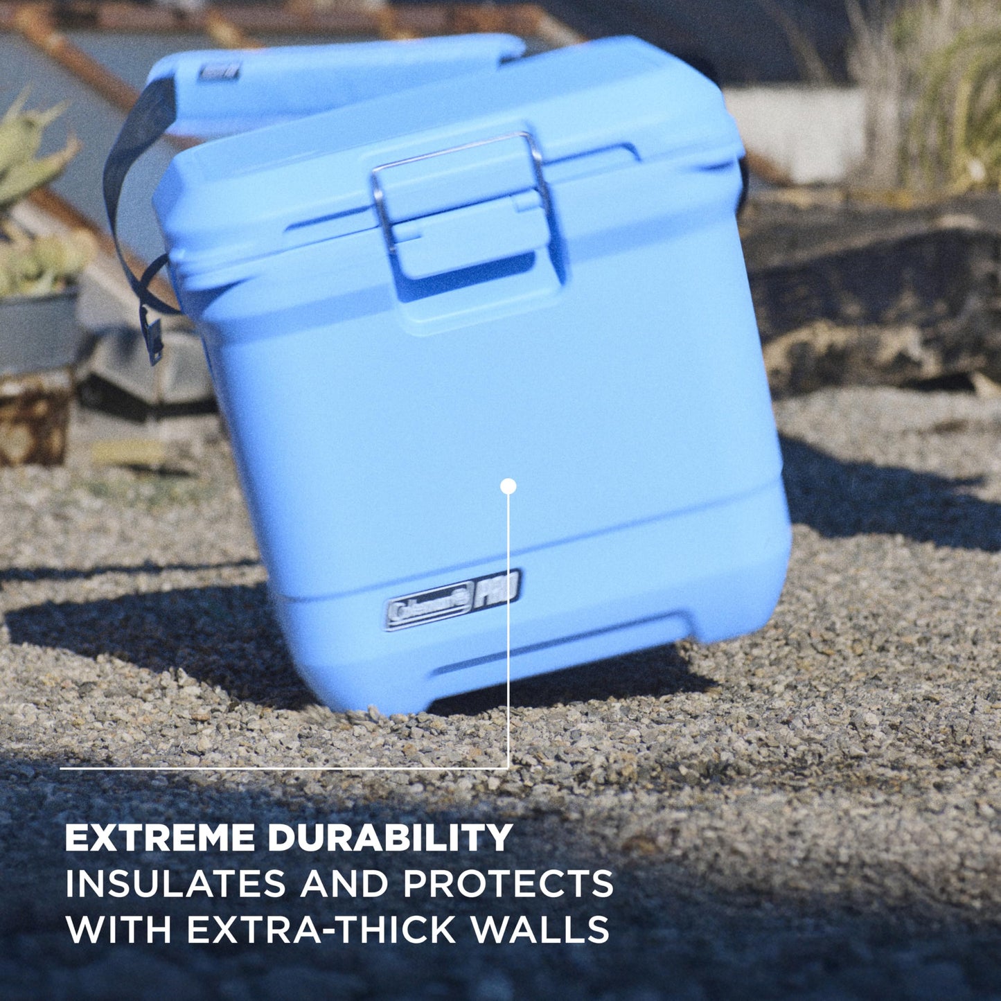 Coleman Pro Heavy-Duty 25qt Ultra-Light Premium Hard Cooler, Extra-Thick Insulation Keeps Ice up to 3 Days, 36-Can Capacity