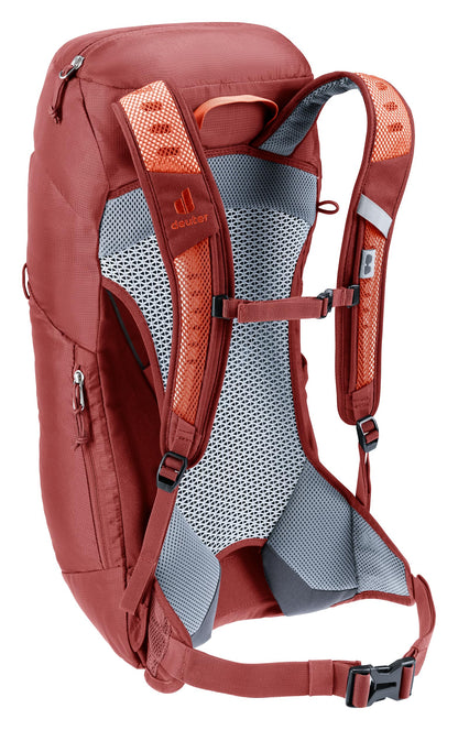 Deuter AC Lite 16L Hiking & Daypack Backpack with Steel Frame & Superior Breathability - Paprika-Redwood