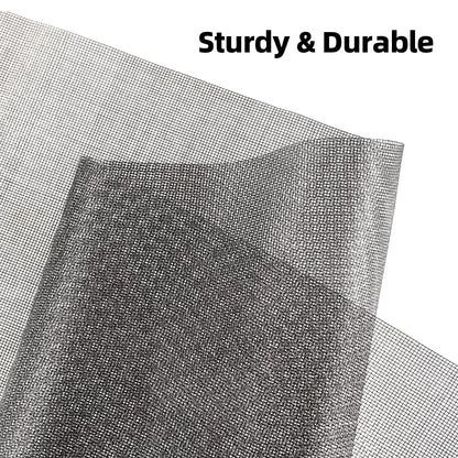 84Inch x 100Feet Window Screen Mesh Roll and Durable Screen Door Replacement, Window Mesh Screen Roll for Windows (Black)