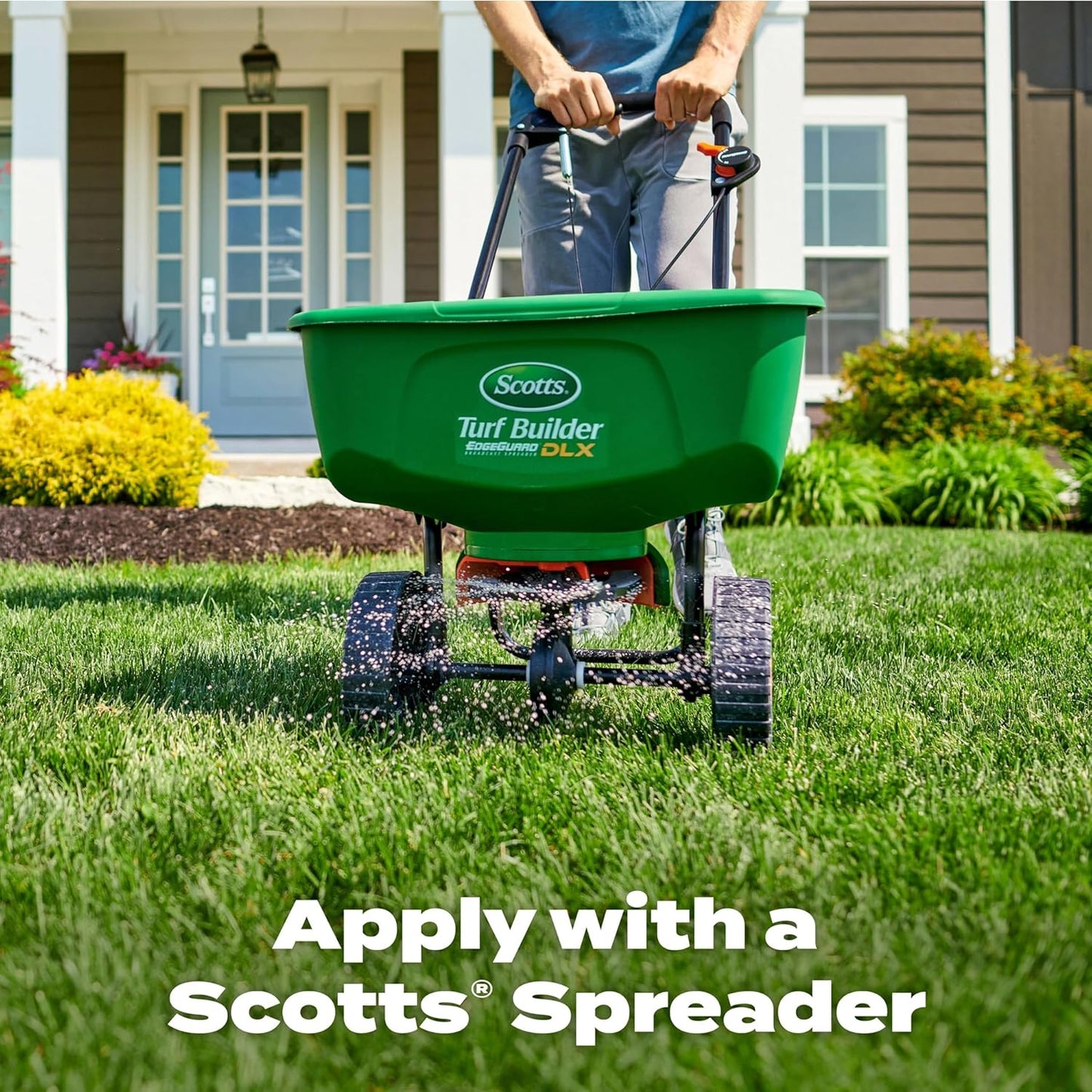 Scotts Green Max Lawn Food - Premium Nutrient-Rich Formula for Lush Lawns | Covers 5,000 Sq. Ft.