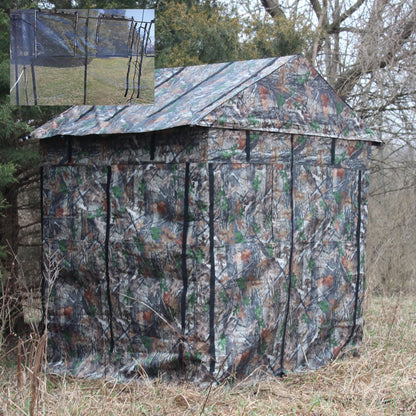 Legacy Hunting Blind 360 Degree See Through Fabric, Heavy Duty Metal Frame Deer Hunting Blinds