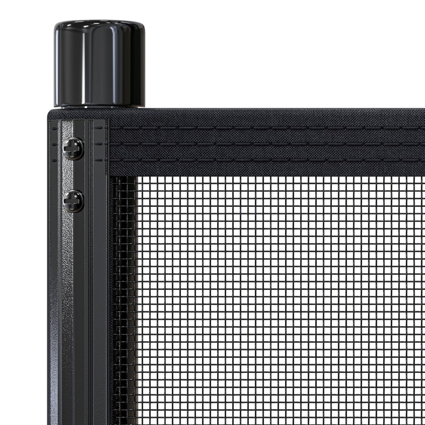 ALLSAFE Removable Mesh Pool Fence - Black 15 Foot by 5Foot Fence Panels – Pre-Assembled DIY Safety Fence with 1/2" Stainless Steel Peg Poles – 25% Longer, Easy Install, Fits Most Pool Fencing Layouts
