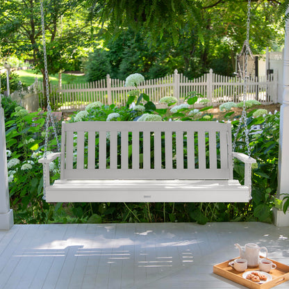 Highwood AD-PORL1-WHE Lehigh Porch Swing, 5 Feet, White