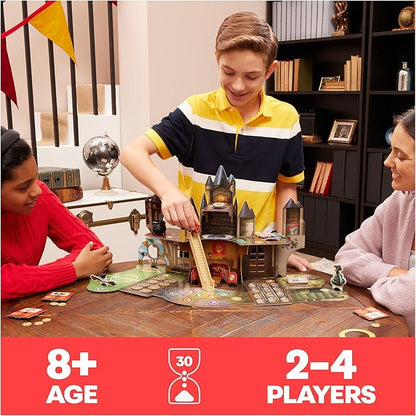 Wizarding World Hogwarts Magical Mayhem 3D Board Game | Harry Potter Game for Families Adults &amp Kids Ages 8 and up