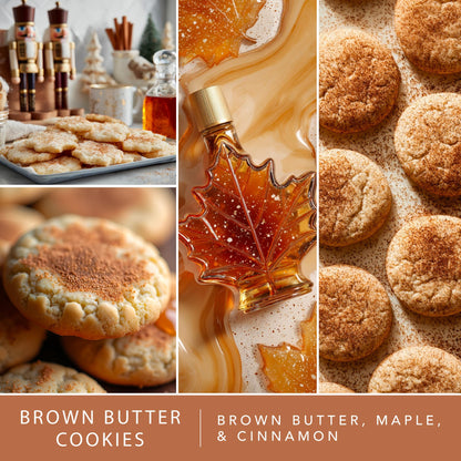 ScentSationals Brown Butter Cookies Scented Wax Melts - Creamy Pumpkin, Cinnamon, & Brown Butter, 10oz (24 Cubes)