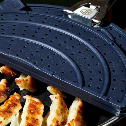 HexClad Grease Splatter Screen - Dishwasher-Safe, Folding Design for 10 & 12-Inch Pans | Heat-Safe to 480°F
