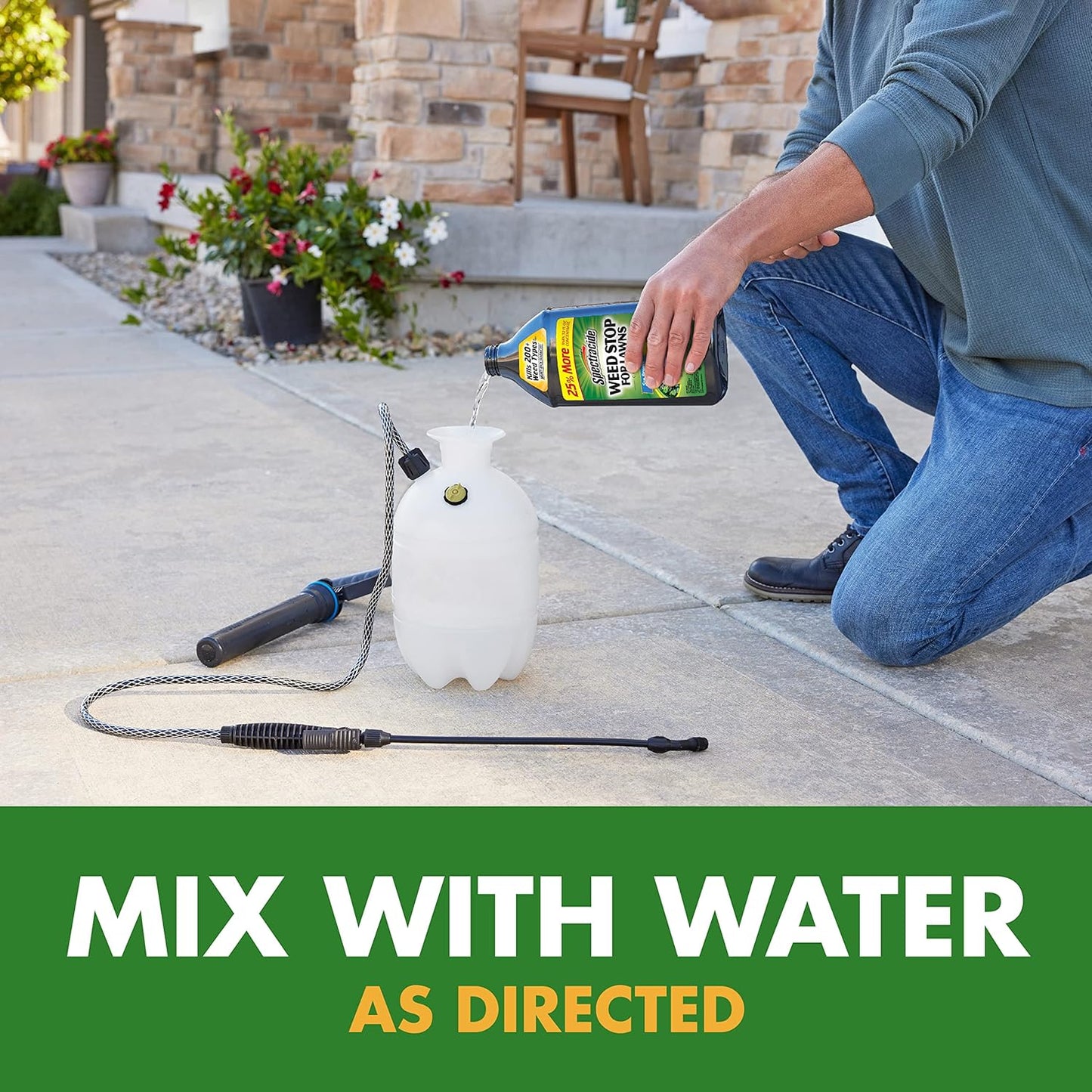 Spectracide Weed Stop - Concentrate Formula Kills Weed Roots Without Harming Lawns - 40 Fl Oz