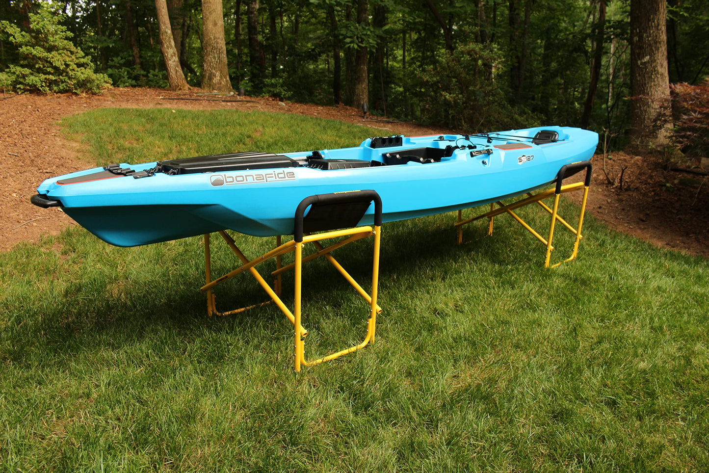 Suspenz Kayak Canoe Stands Foldable, Portable, Big Catch Super Duty Work Stations with Slings, Model (55-0130)