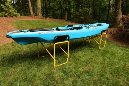 Suspenz Kayak Canoe Stands Foldable, Portable, Big Catch Super Duty Work Stations with Slings, Model (55-0130)