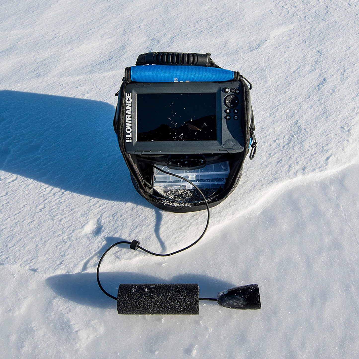 Lowrance Ice Fishing Transducer for all Lowrance HOOK2 4X Model Fish Finders, Gray 000-14088-001