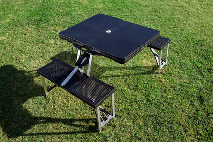 NFL Chicago Bears Sport Digital Print Picnic Table, One Size, Black