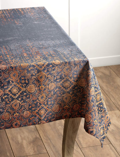 Maison d' Hermine Table Cloth Rectangle Table 100% Cotton 54 x 72 Inches Fall Tablecloth Reusable Everyday Use for Thanksgiving Christmas Decorations Dining Farmhouse Party (Imperfection)