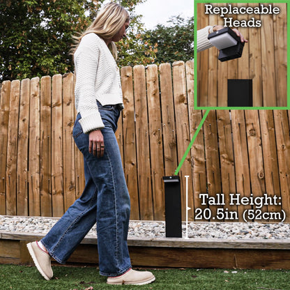 VerLuce - 20.5" Solar Pathway Lights - Walkway Solar Lights for Outside - PIR Sensor & Two Lighting Modes - Rechargeable Battery Lasts Up to 55 Hours - 3000K - IP44 Weather Resistant - 4 Pack