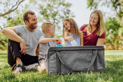 Picnic TIME NFL Miami Dolphins 64 Can Collapsible Insulated Cooler, (Heathered Gray)